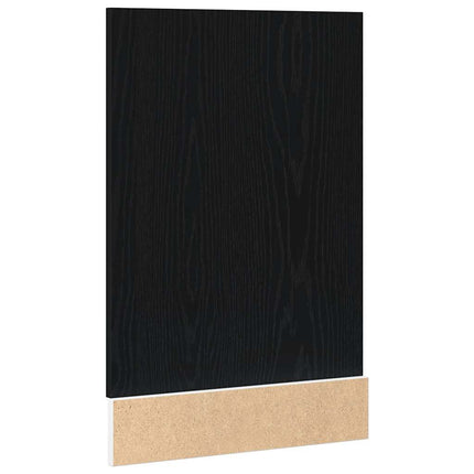 Diskmaskinspanel “Lyon” svart ek 45x1,5x67 cm konstruerat trä