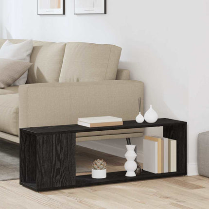 TV-bänkset Väggmonterad Svart 100 x 24 x 63 cm Konstruerat trä