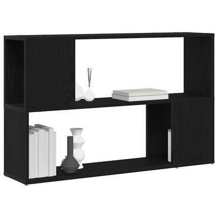TV-bänkset Väggmonterad Svart 100 x 24 x 63 cm Konstruerat trä