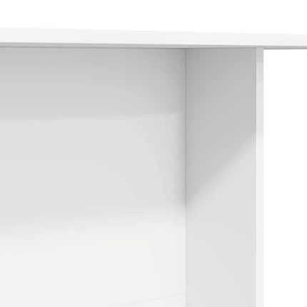 Matbord Vit 110 x 60 x 75 cm Konstruerat trä