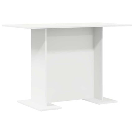 Matbord Vit 110 x 60 x 75 cm Konstruerat trä