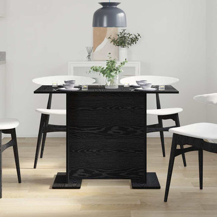 Matbord Svart ek 110 x 60 x 75 cm Konstruerat trä