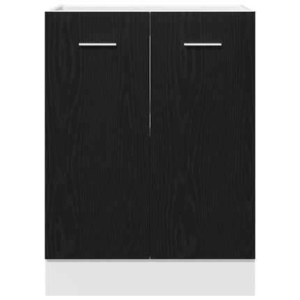 Underskåp Svart Ek 60x46x81,5 cm Konstruerat Trä