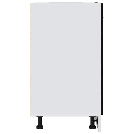 Underskåp Svart Ek 60x46x81,5 cm Konstruerat Trä