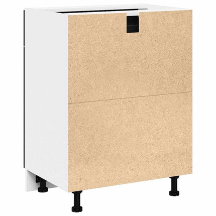 Hängande skåp Svart Ek 60 x 46 x 81,5 cm Konstruerat trä