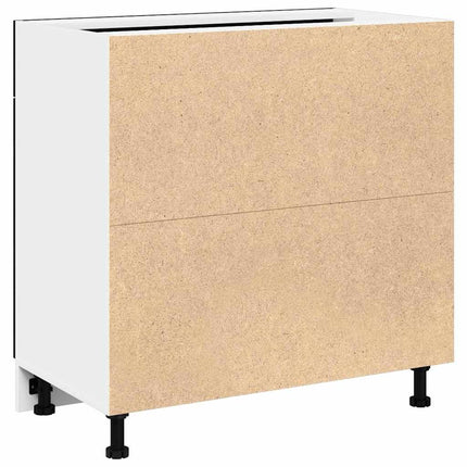 Hängande skåp Svart Ek 80 x 31 x 81,5 cm Konstruerat trä