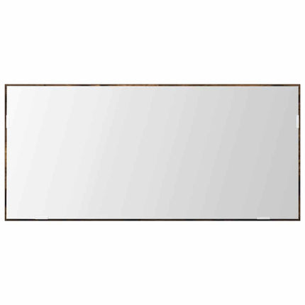 Spegel Väggmonterad Brun 80 x 37 cm Glas och konstruerat trä