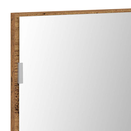 Spegel Gammalt trä 80 x 37 cm Glas och konstruerat trä