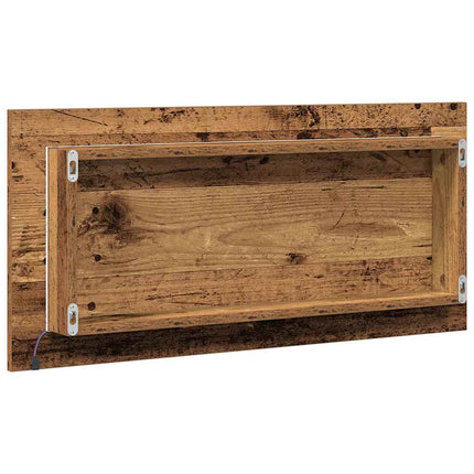 Spegel Gammalt trä 80 x 37 cm Glas och konstruerat trä