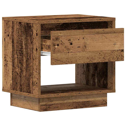 Nattduksbord Gammalt trä 45 x 34 x 44 cm Konstruerat trä