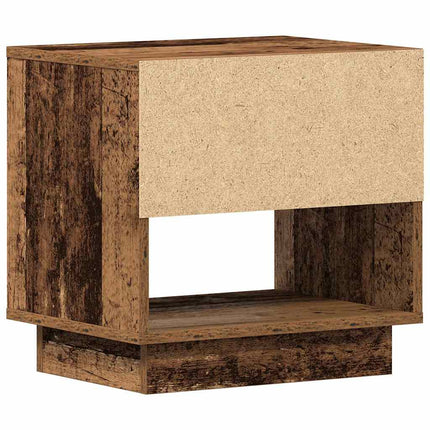 Nattduksbord 2 pcs Gammalt trä 45 x 34 x 44 cm Konstruerat trä