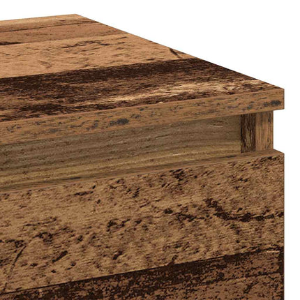 Nattduksbord Gammalt trä 45 x 35 x 44 cm Konstruerat trä