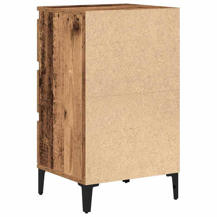 Nattduksbord Gammalt trä 45 x 35 x 44 cm Konstruerat trä