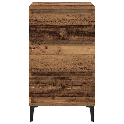Nattduksbord Gammalt trä 45 x 35 x 44 cm Konstruerat trä
