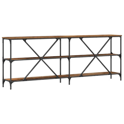 Konsolbord Gammalt trä 200 x 30 x 75 cm Konstruerat trä