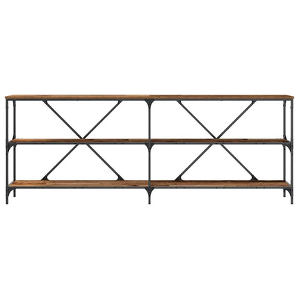 Konsolbord Gammalt trä 200 x 30 x 75 cm Konstruerat trä
