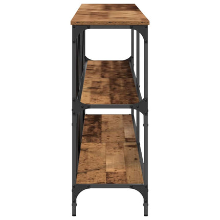 Konsolbord Gammalt trä 200 x 30 x 75 cm Konstruerat trä