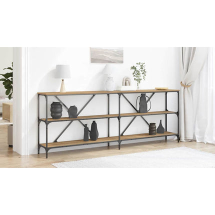 Konsolbord Artisan Ek 200 x 30 x 75 cm Konstruerat trä