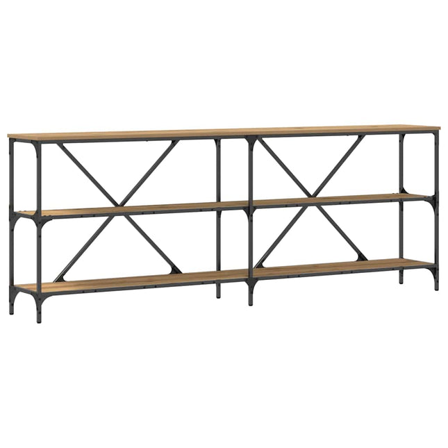 Konsolbord Artisan Ek 200 x 30 x 75 cm Konstruerat trä