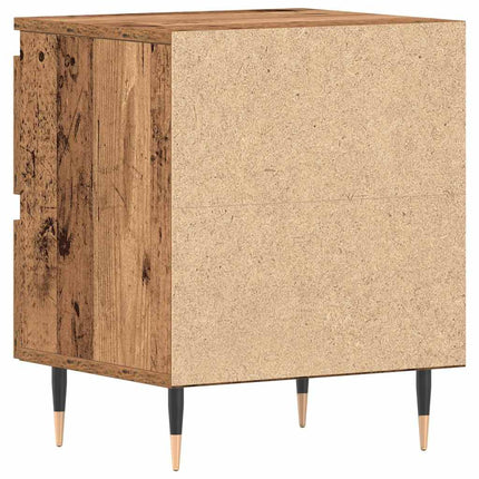 Nattduksbord Gammalt trä 40 x 35 x 50 cm Konstruerat trä