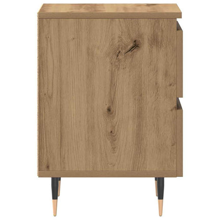Nattduksbord 2 pcs Artisan Ek 40 x 35 x 50 cm Konstruerat trä
