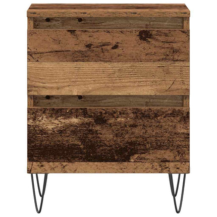 Nattduksbord Gammalt trä 40 x 35 x 50 cm Konstruerat trä