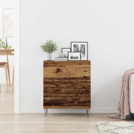 Sideboard Gammalt trä 60 x 35 x 70 cm Konstruerat trä