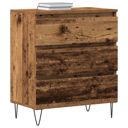 Sideboard Gammalt trä 60 x 35 x 70 cm Konstruerat trä