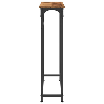 Konsolbord Gammalt trä 75 x 19,5 x 75 cm Konstruerat trä