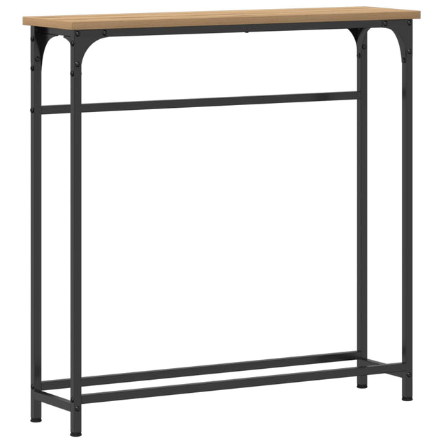 Konsolbord Artisan Ek 75 x 19,5 x 75 cm Konstruerat trä
