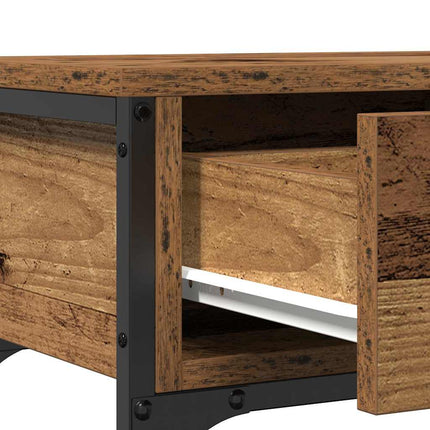Konsolbord Gammalt trä 72,5 x 25 x 75 cm Konstruerat trä