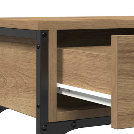 Konsolbord Artisan Ek 72,5 x 25 x 75 cm Konstruerat trä