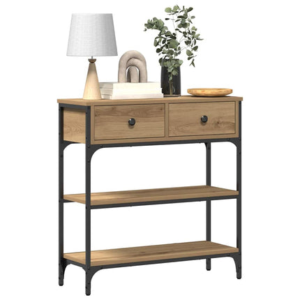 Konsolbord Artisan Ek 72,5 x 25 x 75 cm Konstruerat trä