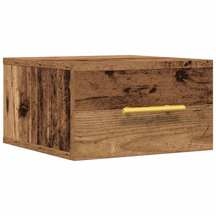 Nattduksbord Gammalt trä 35 x 35 x 20 cm Konstruerat trä