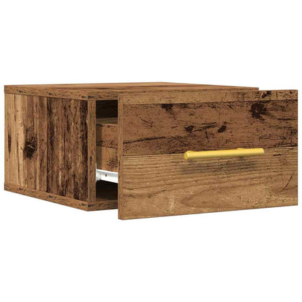 Nattduksbord Gammalt trä 35 x 35 x 20 cm Konstruerat trä