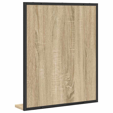 Badrumsspegel Svart 50 x 12 x 60 cm Glas och konstruerat trä
