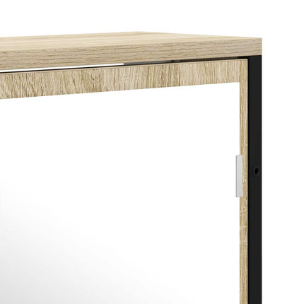 Badrumsspegel Beige 60 x 16 x 60 cm Glas och konstruerat trä