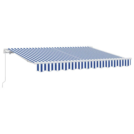 Utfällbar markis Blå 250 x 200 cm tyg