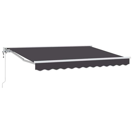 Markisram Antracit 250 x 200 cm Polyester med PU-beläggning