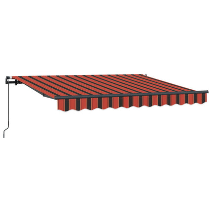 Utfällbar markis Orange 250 x 200 cm tyg