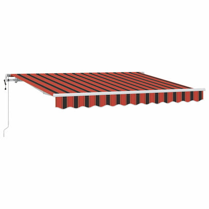 Utfällbar markis Orange 250 x 200 cm tyg
