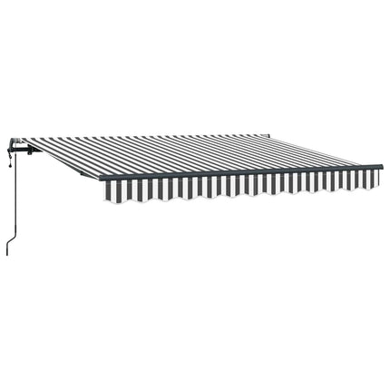 Utfällbar markis Antracit 250 x 200 cm tyg