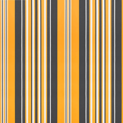Markisram Gul och Grå 250 x 200 cm Polyester med PU-beläggning