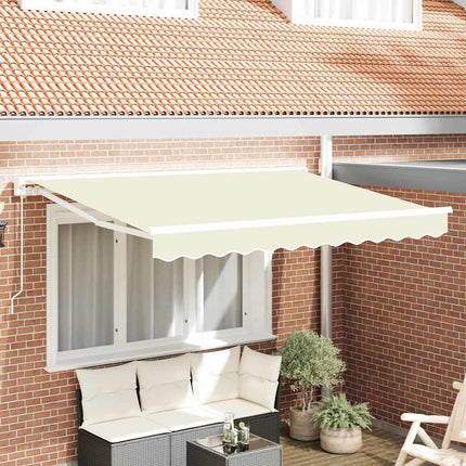 Markisram Kräm 300 x 200 cm Polyester med PU-beläggning