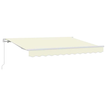 Utfällbar markis Kräm 300 x 200 cm tyg