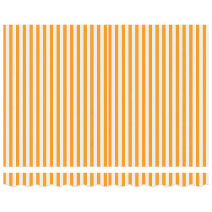 Utdragbar markis Gul 300 x 200 cm tyg