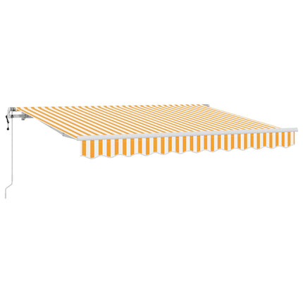 Utdragbar markis Gul 300 x 200 cm tyg