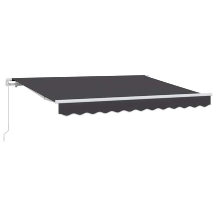 Utfällbar markis Antracit 300 x 200 cm tyg