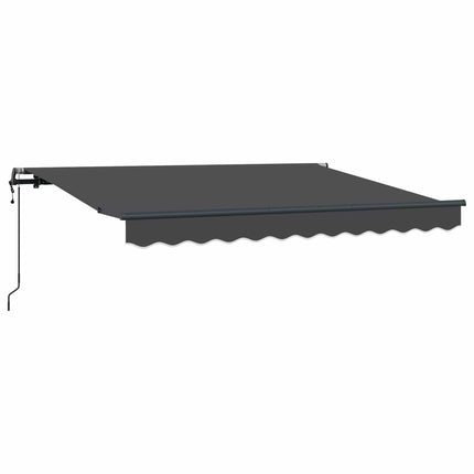 Utfällbar markis Antracit 300 x 200 cm tyg
