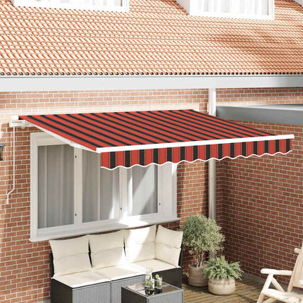 Utfällbar markis Orange 300 x 200 cm tyg
